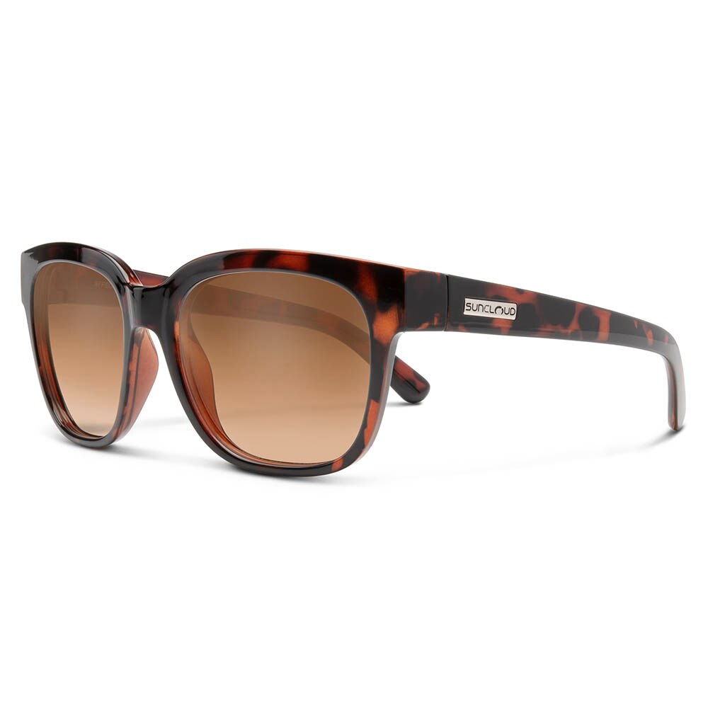 Suncloud Affect Sunglasses Polarized in Tortoise with Brown Gradient